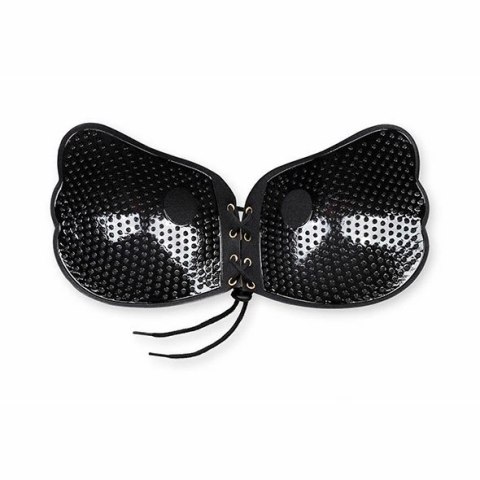 Biustonosz samonośny - Bye Bra Lace-It Bra Miseczka A Black