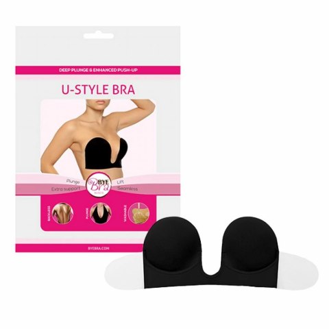 Biustonosz ze skrzydełkami - Bye Bra U-Style Bra Miseczka A Black