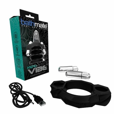 Nakładka wibrująca na pompkę - Bathmate HydroVibe Hydrotherapy Ring Black