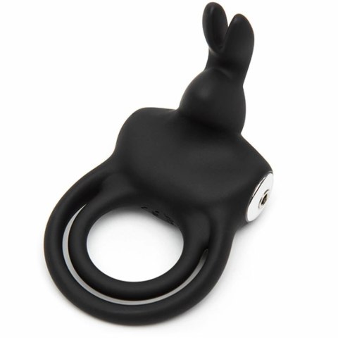 Pierścień wibrujący - Happy Rabbit Cock Ring Black