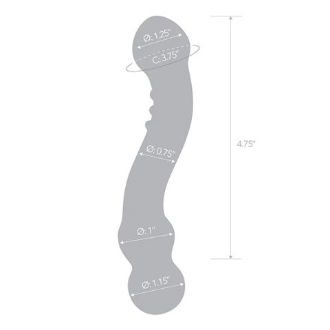 Szklane dildo - Glas Curved G-Spot