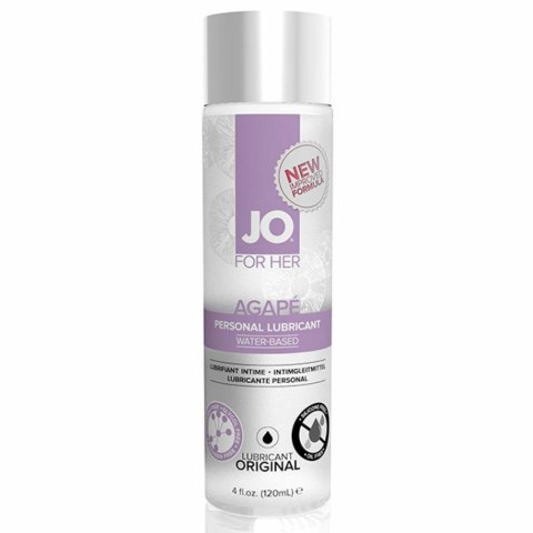 Lubrykant dla wrażliwej skóry - System JO For Her Agape Original 120 ml