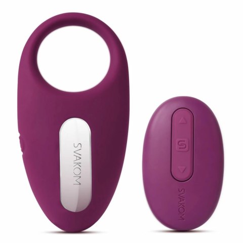 Pierścień erekcyjny wibrujący - Svakom Winni Vibrating Ring Violet