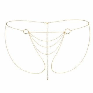 Łańcuszki jak bikini - Bijoux Indiscrets Magnifique Bikini Chain Gold