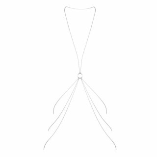 Łańcuszki na ciało ósemka - Bijoux Indiscrets Magnifique 8 Body Chain Silver