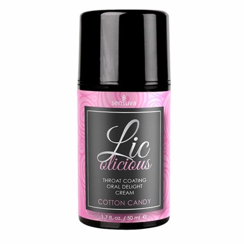 Żel do seksu oralnego - Sensuva Lic-o-licious Cotton Candy 50 ml