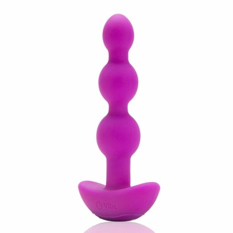 Koraliki analne wibrujące - B-Vibe Triplet Fuchsia