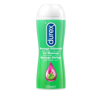 Lubrykant i żel do masażu - Durex Massage Lubricant Aloe Vera 200 ml