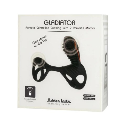 Pierścień wibrujący - Adrien Lastic Gladiator Remote Controlled Cock Ring