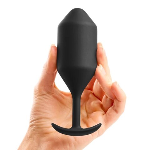 Plug analny - B-Vibe Snug Plug 4 Black