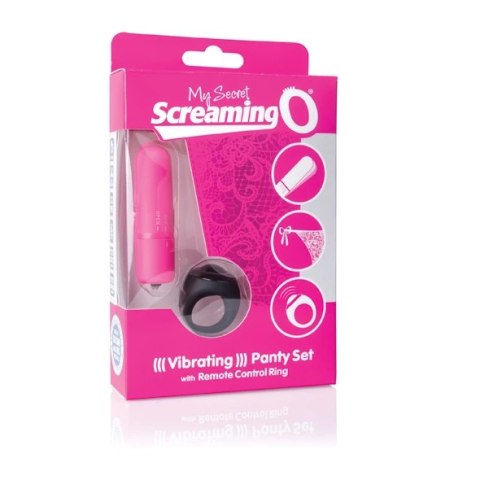 Zdalnie sterowany wibrator do majteczek - The Screaming O Remote Control Panty Vibe Pink