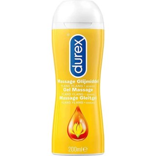 Lubrykant i żel do masażu - Durex Massage Lubricant Ylang Ylang 200 ml