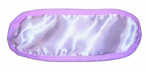 Opaska na oczy jasnoróżowa - S&M Satin Blindfold Light Pink