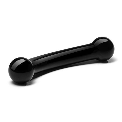 Szklane dildo - Glas Double Bull Black