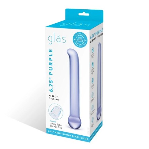 Szklane dildo - Glas Purple G-Spot Tickler