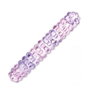 Szklane dildo - Glas Purple Rose Nubby