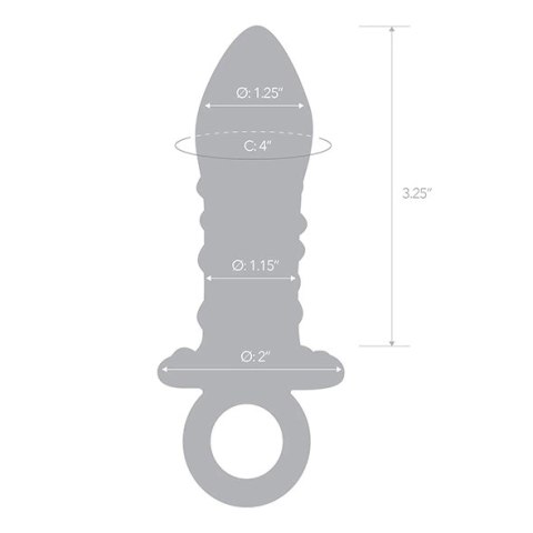 Szklany plug analny - Glas Pacifier