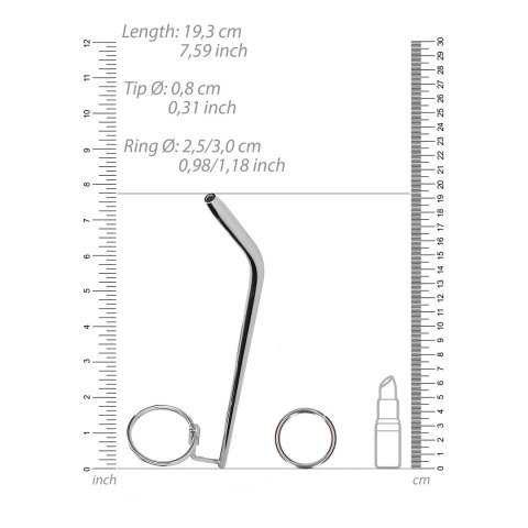 Stymulator do cewki moczowej z pierścieniem - 0.3 / 8 mm