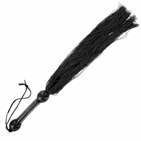 Duży, gumowy bicz - Sportsheets Large Rubber Whip Black