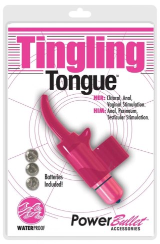 Wibrator na palec - PowerBullet Tingling Tongue Pink