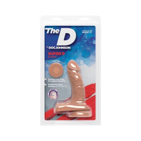 Doc Johnson - Realistyczne dildo Super D 15cm