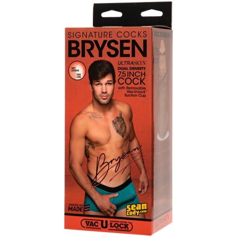 Doc Johnson - Realistyczne dildo Brysen 18 cm