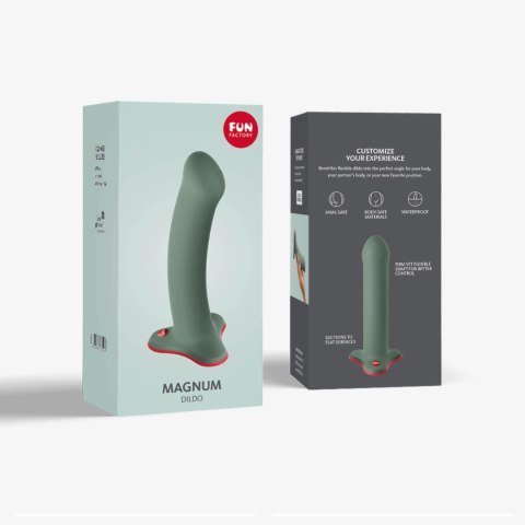 Fun Factory - Silikonowe Dildo Magnum 18,3 cm Oliwkowe