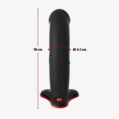 Fun Factory - Silikonowe Zakrzywione Dildo The Boss Czarne