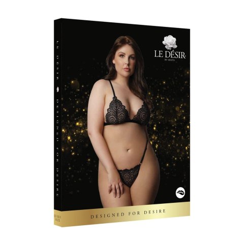 Le desire - Dwuczęściowy zestaw bielizny Velvet Plus Size