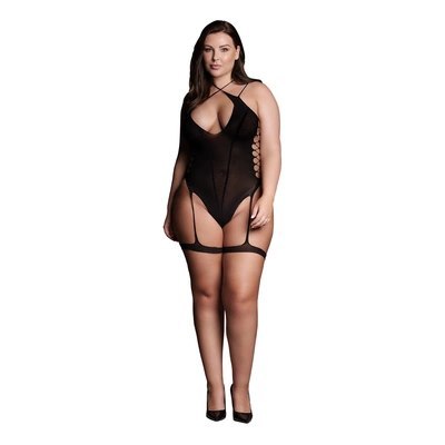 Le desir - Body z paskami Metis Plus Size