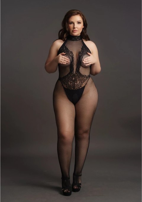 Le desir - Bodystocking z kabaretką Plus Size