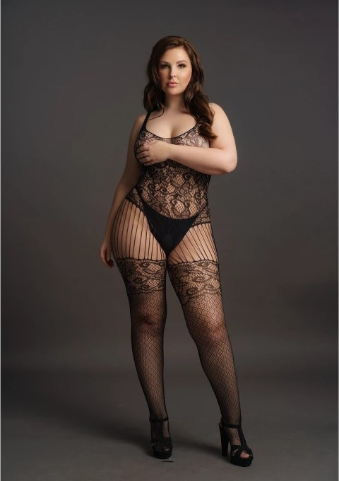 Le desir - Koronkowe bodystocking Plus Size