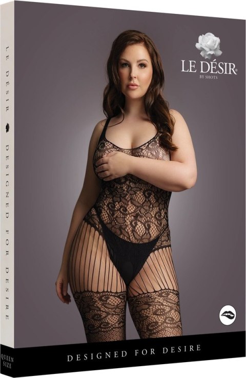 Le desir - Koronkowe bodystocking Plus Size