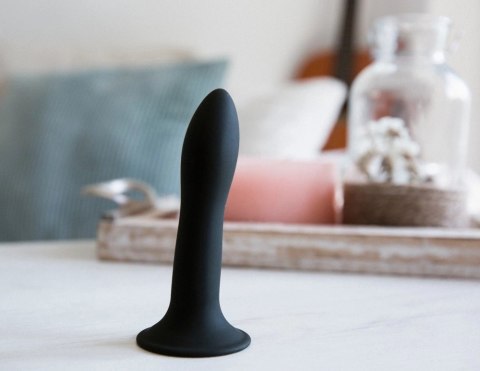 Adrien Lastic - Silikonowe Miękkie Dildo 12,9 cm Hitsens 5 Czarne