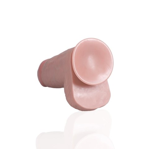 RealRock - Extra cienkie realistyczne dildo z jądrami 20,3 cm