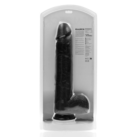 RealRock - Extra duże realistyczne dildo z jądrami 38 cm