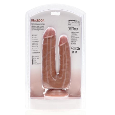 RealRock - Realistyczne podwójne dildo 15,2 cm