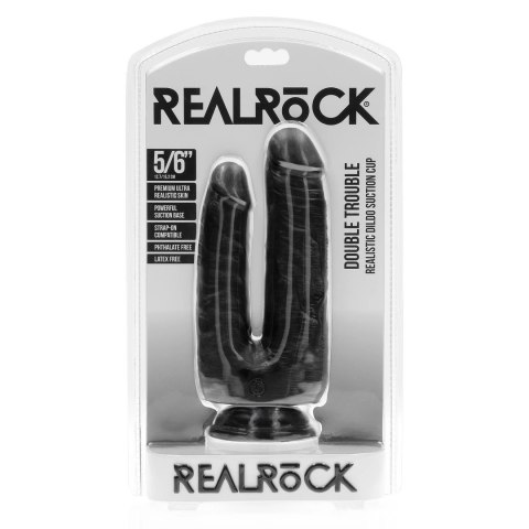 RealRock - Realistyczne podwójne dildo 15,2 cm