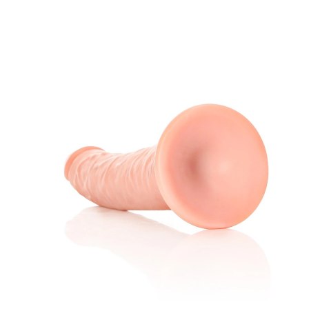 RealRock - Cienkie realistyczne dildo z przyssawką 20,5 cm