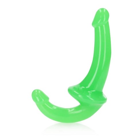 RealRock - Dildo StrapOn świecące w ciemności 13,5 cm