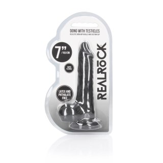 RealRock - Dildo z jądrami 17 cm