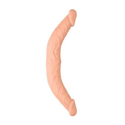 RealRock - Podwójne wygięte dildo mega długie 36cm