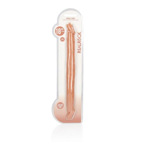 RealRock - Podwójne wygięte dildo mega długie 46cm