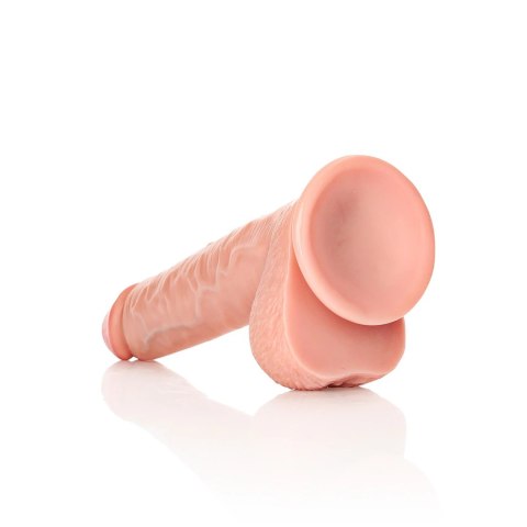 RealRock - Proste realistyczne dildo z jądrami i przyssawką 28 cm