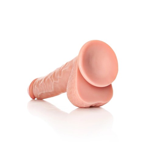 RealRock - Proste realistyczne dildo z jądrami i przyssawką 30,5 cm