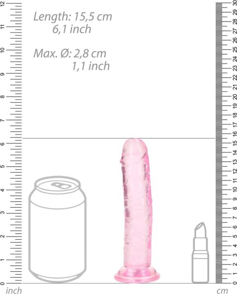 RealRock - Realistyczne dildo z przyssawką 14,5 cm