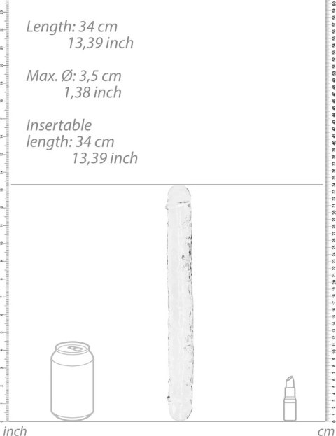 RealRock - Realistyczne podwójne dildo 34 cm