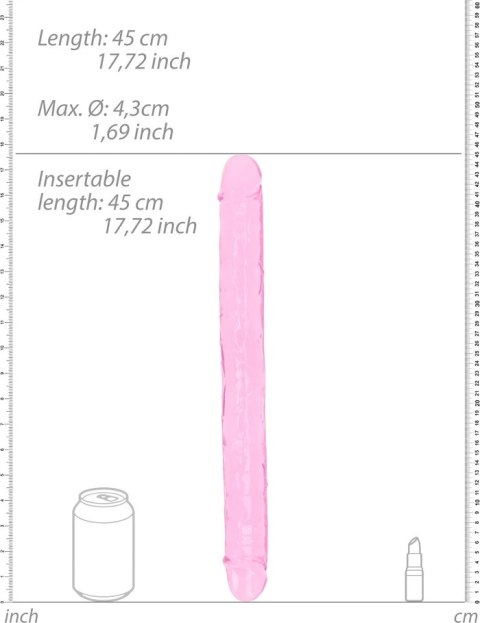 RealRock - Realistyczne podwójne dildo 45 cm