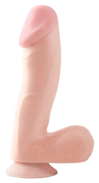 Basix - Naturalne Dildo Z Jądrami Cieliste 19 Cm