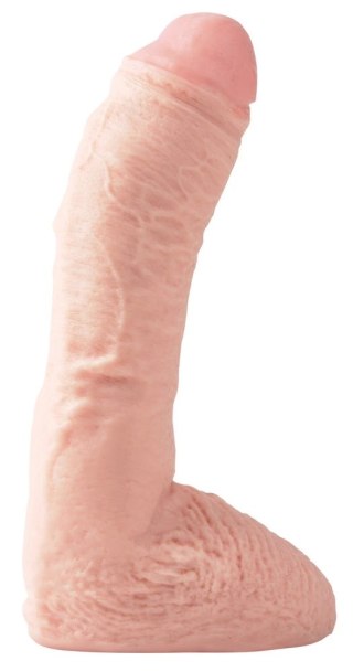 Basix - Naturalne Dildo Z Jądrami I Żyłami Cieliste 25 Cm